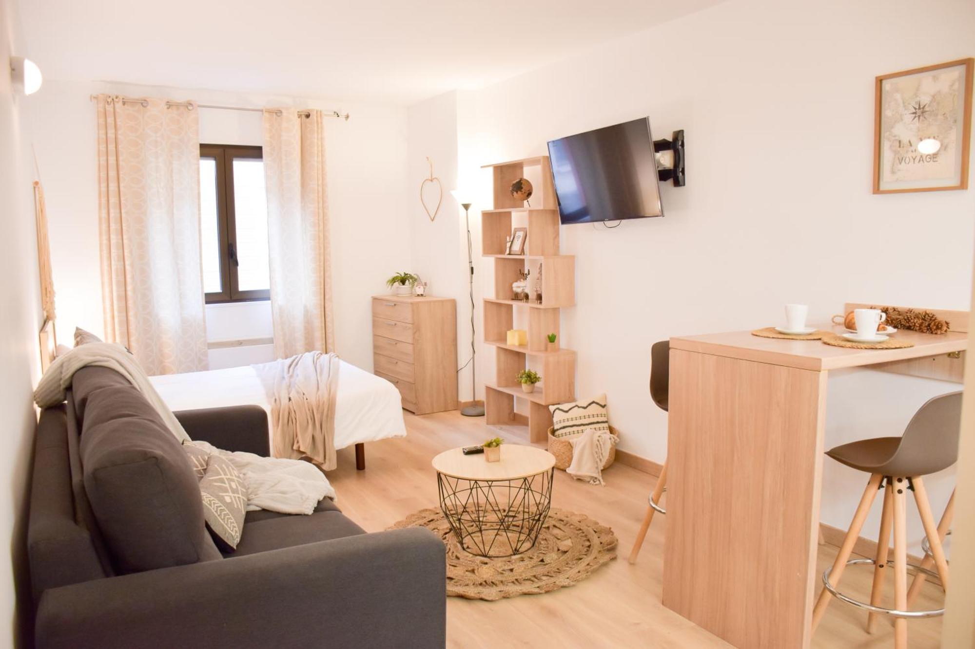La Neu Studio Neuf Pour 4 Pax En Centre Ville Pas De La Casa Luaran gambar